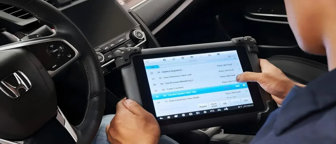 Honda OEM diagnostic equipment at Honda Cars Pasig - Yume Motors